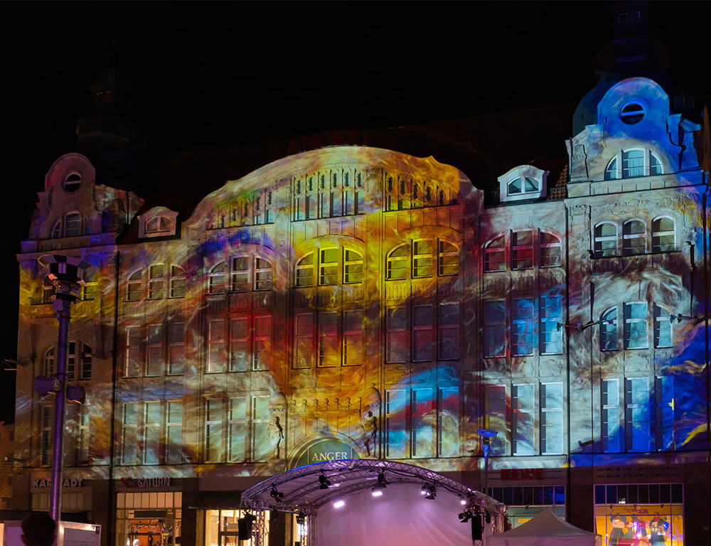 <strong>Celebrating 32 years of German Unity: Digital Projection brings history to life</strong>” />
</div>
</div>
<!-- Add Pagination -->
<div class=