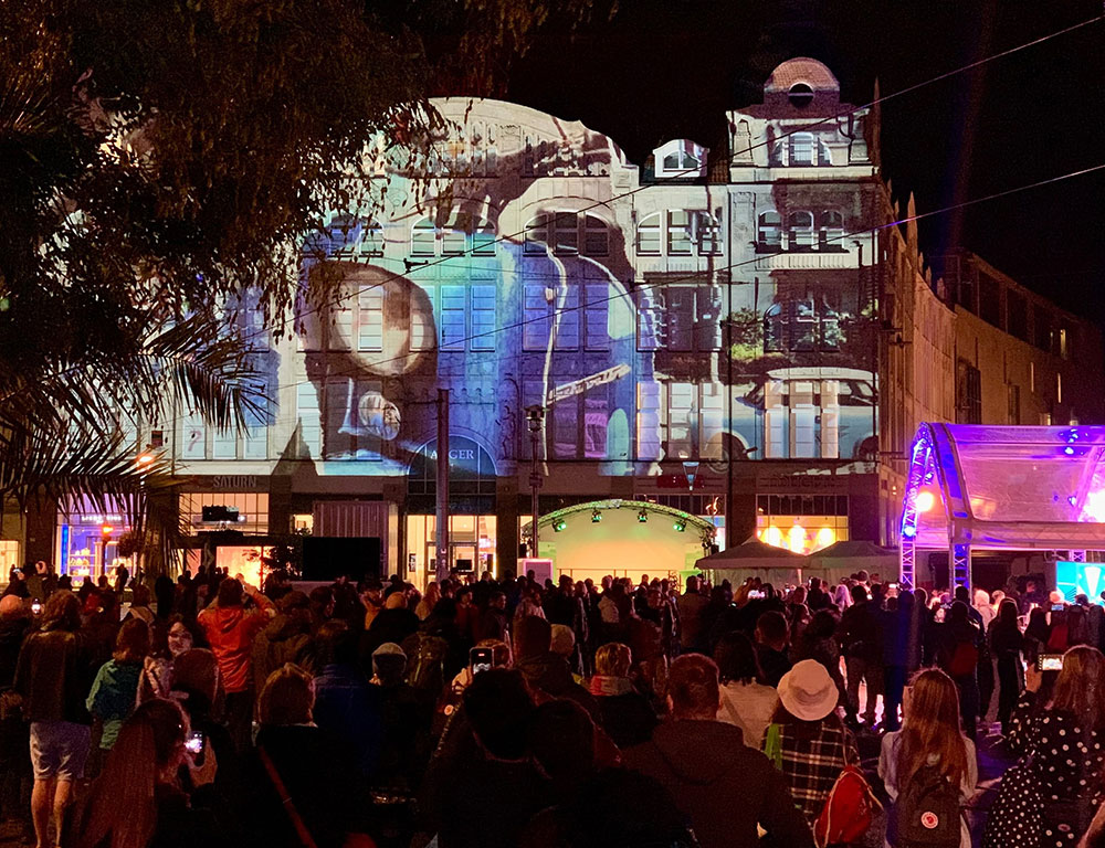 <strong>Celebrating 32 years of German Unity: Digital Projection brings history to life</strong>” />
</div>
</div>
<!-- Add Pagination -->
<div class=