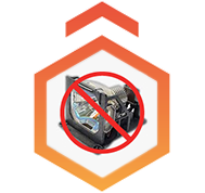 Symbol for lamp-free